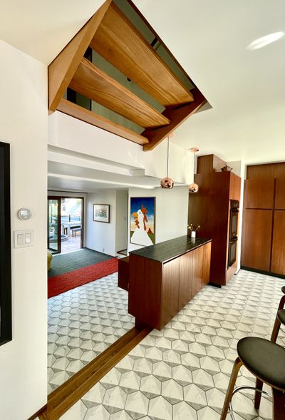 Kitchen remodel with custom cabinetry and bar seating Montgomery County PA — Fred Beese Builds